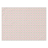 Nappe Fleurs roses violet blanc pastel (Devant (Horizontal))