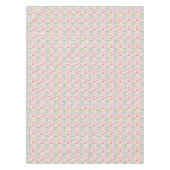 Nappe Fleurs roses violet blanc pastel (Devant)