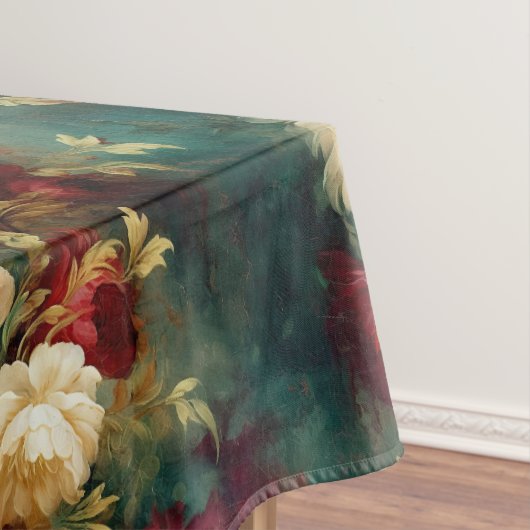 Nappe Fleurs rouges blanches vertes (In Situ)