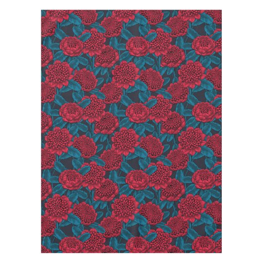 Nappe Fleurs rouges de waratah (Devant)