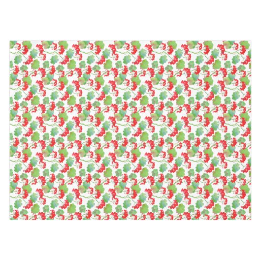 Nappe Fleurs rouges (Pelargonium) (Devant (Horizontal))