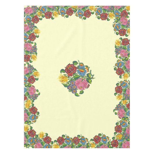 Nappe Fleurs rustiques hongroises (Devant)