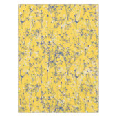 Nappe Fleurs sauvages bleus Abstraits modernes sur mouta (Devant)