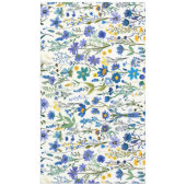 Nappe Fleurs sauvages de Jardin Bleu Rustique (Devant)