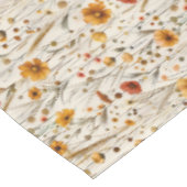 Nappe Fleurs sauvages rustiques - Boho Automne modèle fl (Angle)