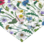 Nappe Fleurs sauvages sur blanc cassé (Angle)