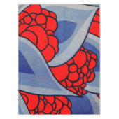 Nappe fleurs stylisées et imprimés feuille (Devant)