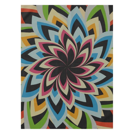 NAPPE FLEURS TOURBILLON COLORÉES (Devant)