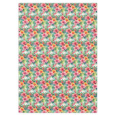 Nappe Fleurs tropicales Hibiscus (Devant)