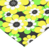 Nappe Fleurs vert jaune, fleurs, motif floral, (Angle)
