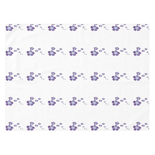 Nappe Fleurs violettes (Devant (Horizontal))