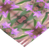 Nappe Fleurs violettes délicates Art Abstrait (Angle)