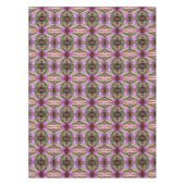 Nappe Fleurs violettes délicates Art Abstrait (Devant)