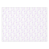 Nappe Fleurs violettes Lilac, Petite Impression Florale  (Devant (Horizontal))