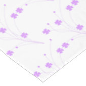 Nappe Fleurs violettes Lilac, Petite Impression Florale  (Angle)