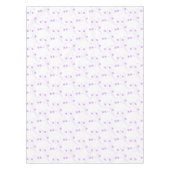 Nappe Fleurs violettes Lilac, Petite Impression Florale  (Devant)