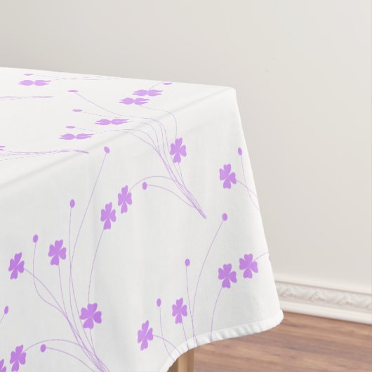 Nappe Fleurs violettes Lilac, Petite Impression Florale  (In Situ)