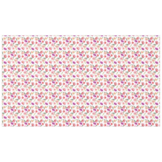 Nappe Fleurs violettes roses (Devant (Horizontal))