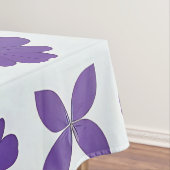 Nappe Fleurs violettes sur fond clair (In Situ)