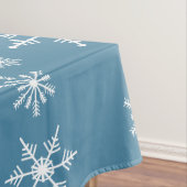 Nappe Flocon de neige de Noël en bleu (In Situ)