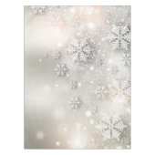 Nappe Flocon de neige élégant de vacances de Noël (Devant)