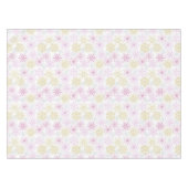 Nappe Flocon de neige rose étincelant (Devant (Horizontal))