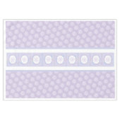 Nappe flocon de neige violet clair et coeur étincelant (Devant (Horizontal))