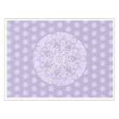 Nappe flocon de neige violet clair et coeur étincelant (Devant (Horizontal))