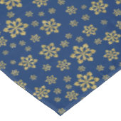 Nappe Flocons de neige d'or sur le bleu (Angle)
