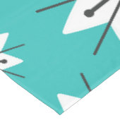 Nappe Flocons de neige turquoise Modernité du milieu du (Angle)