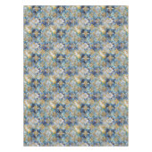 Nappe Flocons de Noël Or Bleu Blanc (Devant)