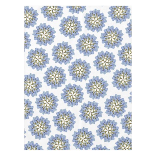 Nappe Flora mannoise - hortensia bleu (Devant)