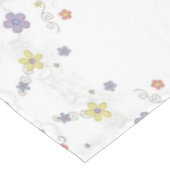 Nappe Floral Blanc (Angle)