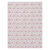 Nappe Floral blanc et rose délicieux (Devant)