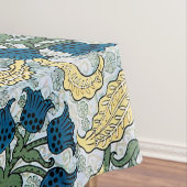 Nappe Floral Blue Flowers Lily Valley Répétition (In Situ)