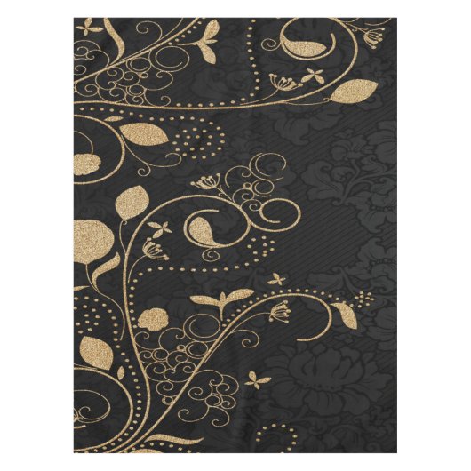 Nappe Floral doré (Devant)