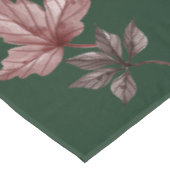 Nappe Floral Emerald Green Thanksgiving Dîner (Angle)