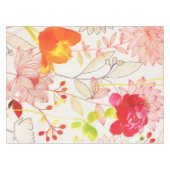 Nappe Floral Fleur Blush Or Soleil Rose Aquarelle (Devant (Horizontal))