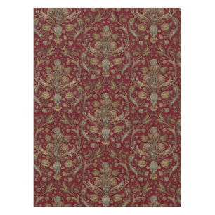 Nappe Floral & Folithe Imitation Tapisserie Motif de tis