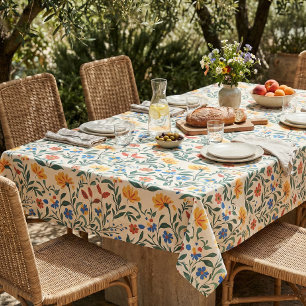 Nappe Floral méditerranéen Motif sans joint