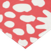 Nappe Floral Motif rouge (Angle)