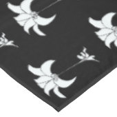 Nappe Floral noir blanc (Angle)