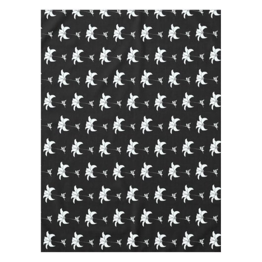 Nappe Floral noir blanc (Devant)