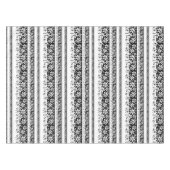 Nappe Floral noir et blanc (Devant (Horizontal))