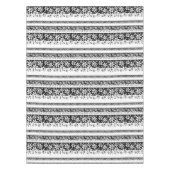 Nappe Floral noir et blanc (Devant)