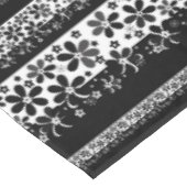 Nappe Floral noir et blanc (Angle)