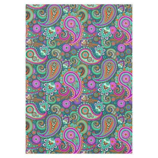 Nappe Floral Paisley sans couture motif II + vos idées (Devant)