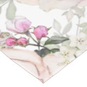 Nappe Floral rose pâle (Angle)