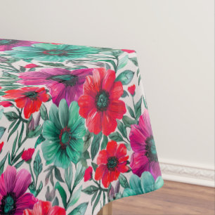 Nappe Floral rustique mode rétro motif