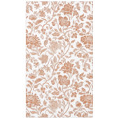 Nappe Floral Terracotta Toile Pattern (Devant)